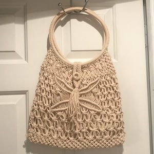 Vintage boho macrame’ bag!